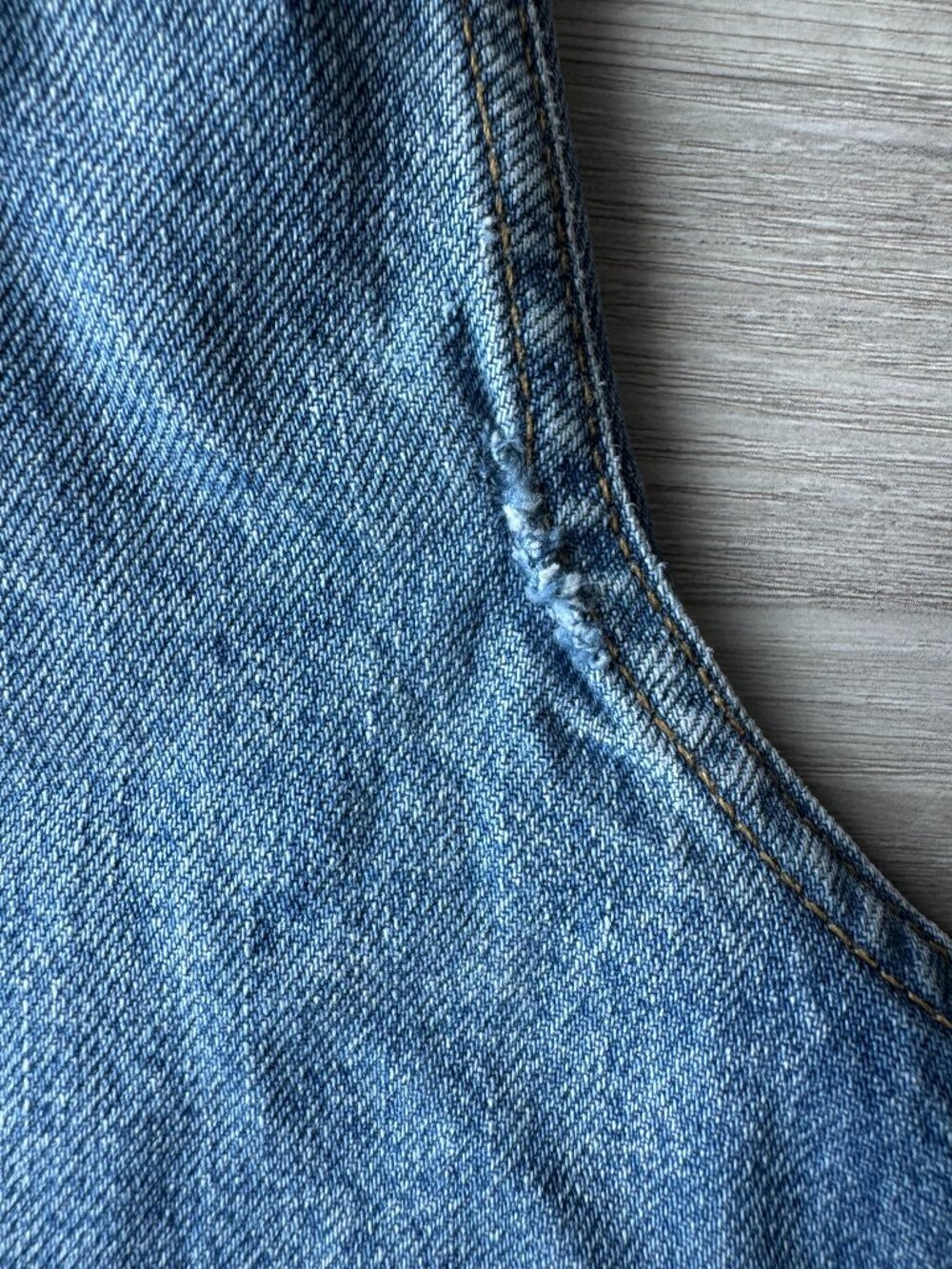 Zara TRF Wide Leg Mid-High Rise Jeans Size 2 Medium Blue Wash Baggy Denim - Picture 9 of 16